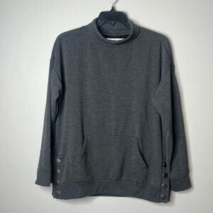 The Sweatshirt Project Grey Cowl Neck Sweater Small